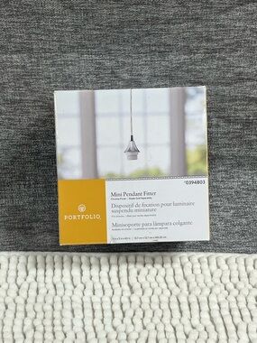 Mini Pendant Fitter in Silver